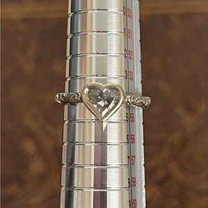 Diamond Heart Engagement Ring